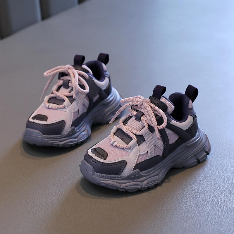 

Children s sports shoes Girls dad shoes 2025 spring and autumn new middle-aged and older children s mesh student running boys shoes 26-30 whole box shot 45 pairs