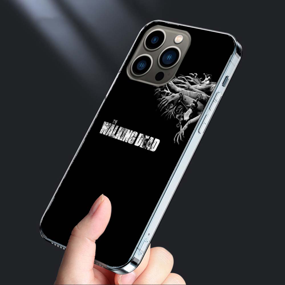 Horrible The Walking Dead Phone Case For Apple Iphone 16E Capa 15+ 14 Plus 17 Air 16 Pro Max 12 Pro Cute 13 Mini Co