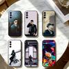 Singer C-Cris M J Phone Case For Samsung Galaxy A73,A72,A71,A70,A53,A52,A51,Soft Silicone Black Cover