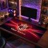 Tappetino per Mouse Grande Personalizzato AC Milan, Stampa Testo Nome Personalizzato, Tappetino da Scrivania Antiscivolo con Logo Calcio, Regalo per Gamer