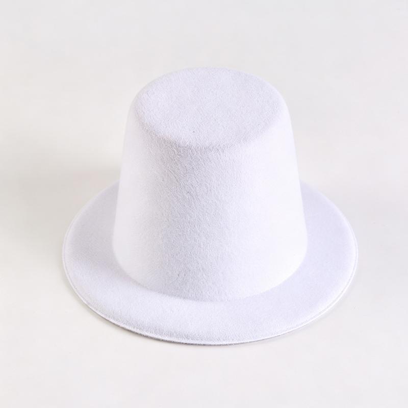 New Small Miniature Top Hat Gothic Lolita Embryos Diy Craft Hats Formal Holiday Bottle Covers Snowman Costume Accessories Party
