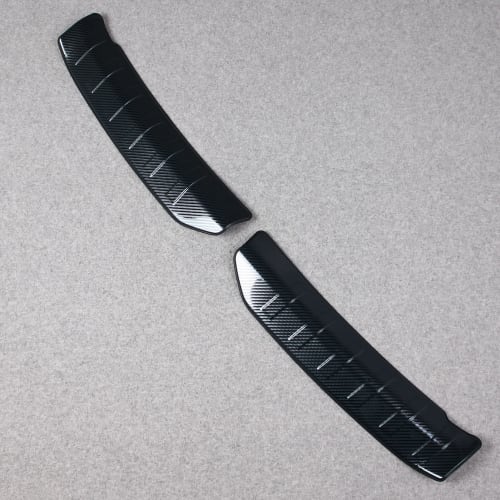 RUIQ Nissan New KICKS P15 Exclusive Interior Stainless Luggage Kicking Plate Scuff Plate Back Rear Inner Scuff Cover Guard Board Protection Garnish Ni