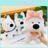 Adorable Fluffy West Highland Terrier Plush Toy With Cute Bow And Soft Texture