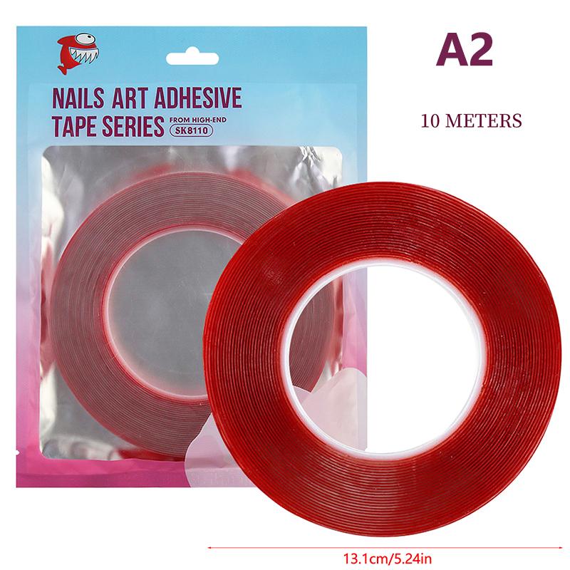 Double Adhesive Tape False Nails Display Stand Glue Stickers Acrylic Practice Showing Bar Nail Art Tools