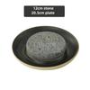 Creative Ceramic Dining steak Plate Volcano Stone Heating Tableware Sushi Plate Restaurant Molecular Cuisine Specialty Tableware