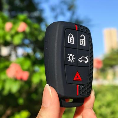 5 przycisków silikonowy futerał na klucze Fob dla Volvo XC90 C70 S60 D5 V50 S40 C30 bezkluczykowy obudowa pilota z kluczykiem samochodowym Shell uchwyt na skórę