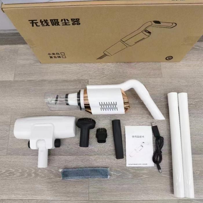 

Беспроводной ручной пылесос 6000 Па 120 Вт высокой мощности Пылесос Мощное всасывание Чистящий прибор для дома и автомобиля золотой