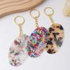 Portable Mini Comb Cute Keychain For Women Backpack Pendant Bag Decor Colorful Key Chains Car Keychains Travel Hair Accessories