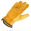 Work Gloves Cowhide Leather Gardening Mechanical Welding Safety For Industrial Use