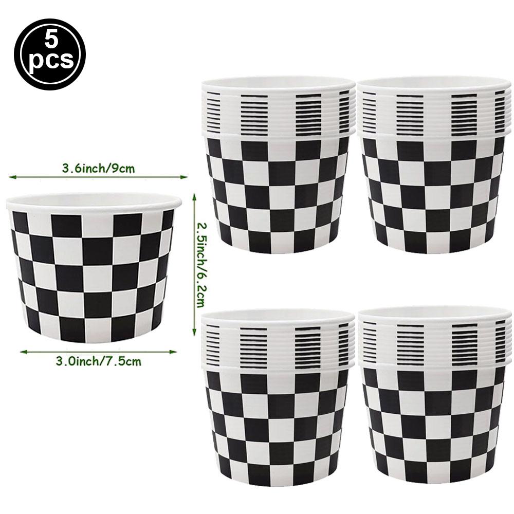 Black & White Checkered Flags Race Car Happy Birthday Banner Tablecloth Kids Boys Racing Car Birthday Party Decorations Supplies