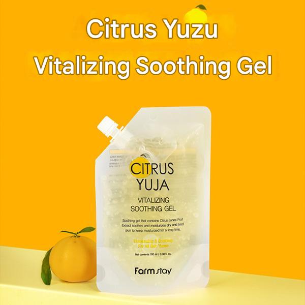 FARM STAY Citrus Yuja Vitaalizing Soothing Gel 100ml  (3 Options)