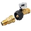 Propanes Gas Grills Quick Connecting Fitting Solid Brass Adapter Quick Connecting Adapter for Efficient Fuels Conversion
