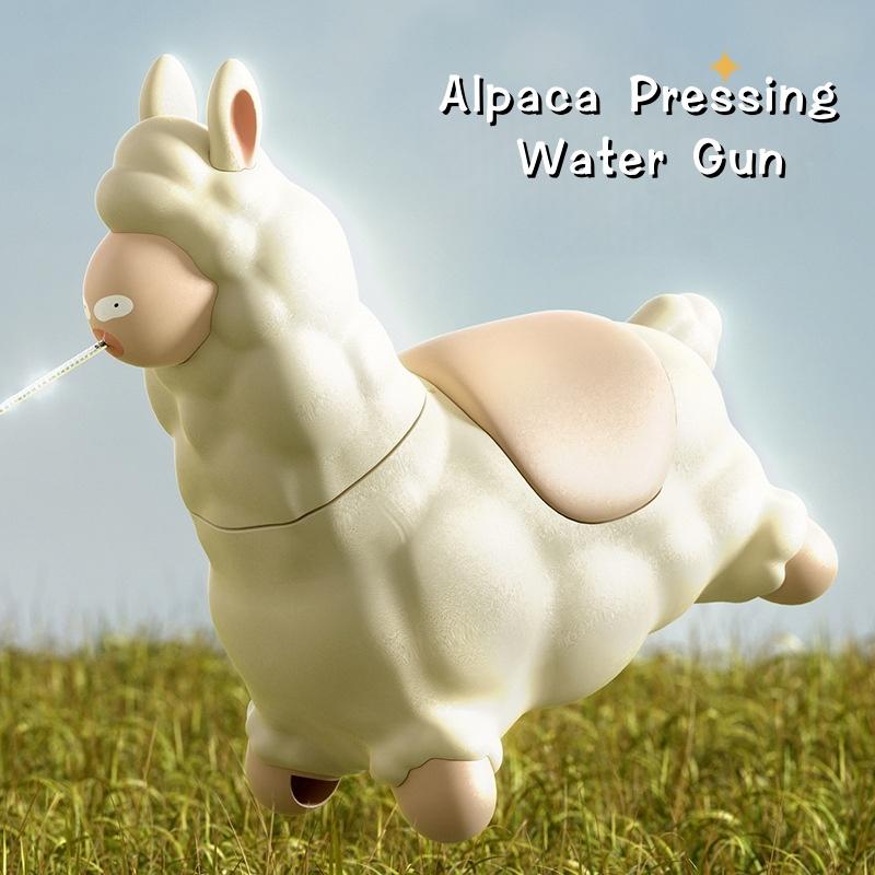 Alpaca Water Gun Children's Toy Handheld Continuous Water Spraying Sprinkler Outdoors Boys Girls Pool Garden Fights Game Gift