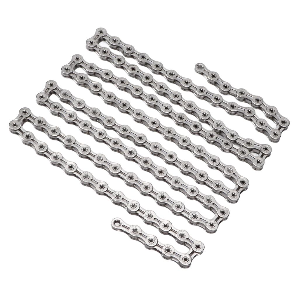 11 Speed Bike Chain Electroplating Full Hollow 1 2x11 128 Inch 116 Link Bicycle Chain for Road Mountain Bike
