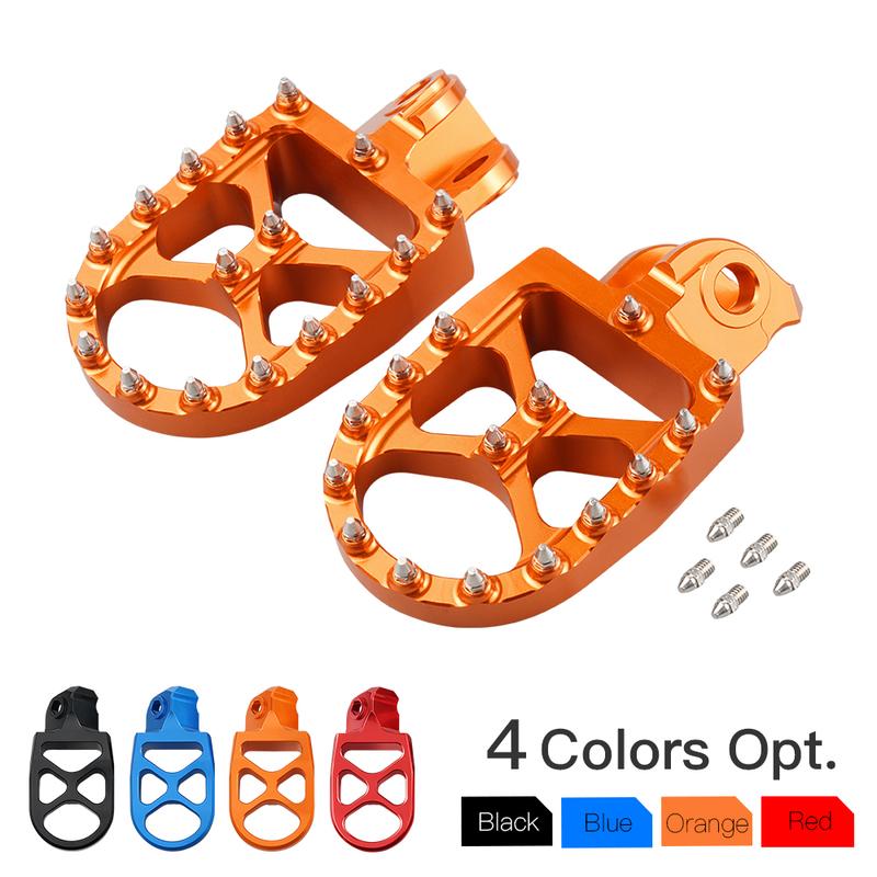 For KTM EXC 300 2016 Foot Pegs Footrest Pedal Kit XC-W 530 XCF-W 500 EXC-F 450 SX-F 350 XC-F 250 XC-W EXC 150 SX 125 2006-2015