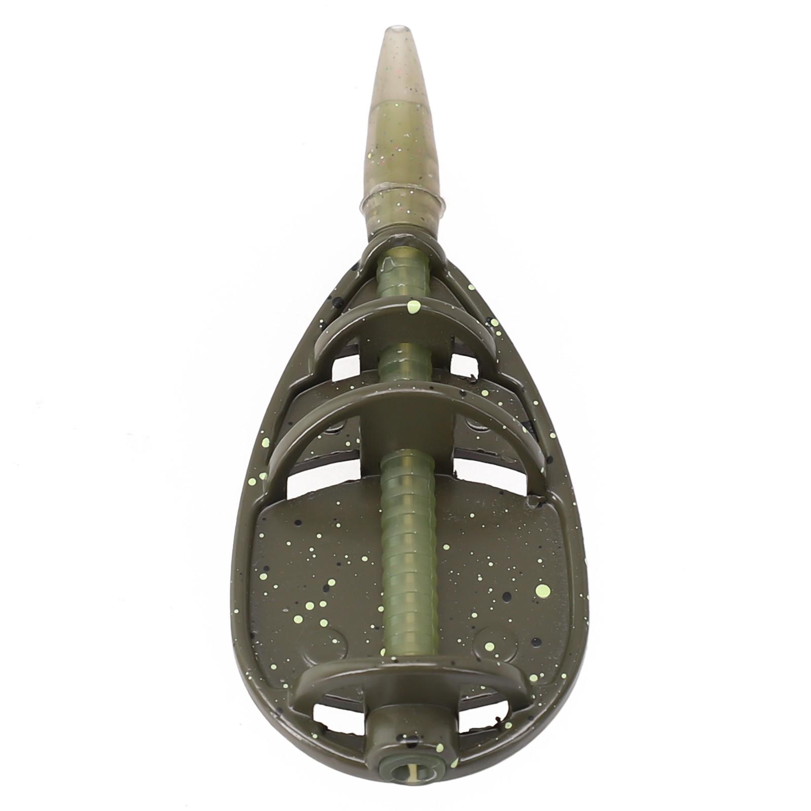 

Кормушка для рыбалки на берегу реки Кормушка для ловли карпа, цинковый сплав 1 шт. 45g