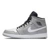 Jordan 1 Mid Wolf Grey Black White 554724-046