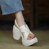 Women Platform Sandals 2025 New Summer Outdoor Comfortable Non Slip Casual Shoes Height Increase Breathable Wedge Shoes