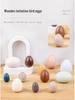 Wooden Educational Pretend Play Set: Colorful Bird, Chicken, and Duck Eggs for Kindergarten Science Learning