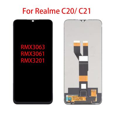 LCD Screen For Oppo Realme C20 C21 RMX3063 RMX3061 LCD Display Touch Screen Digitizer Full Assembly Replacement