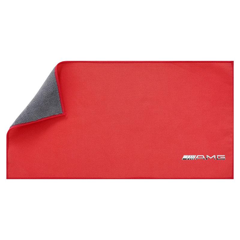 Car Towels Cleaning Drying Cloth with Car Cleaning Brush For Mercedes Benz AMG W212 W205 W246 W177 W176 W213 GLC GLE GLS ML Welcome Laser Logo Lamp