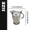 Stainless Steel Sauce Jug Pitcher Versatile Dispenser Thermal Gravy Pot for Kitchen Snack