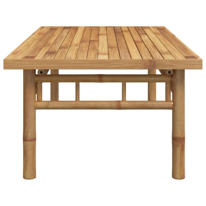VidaXL Coffee Table 110x55x35 Cm Bamboo, Side Table, End Table, Accent Table, Living Room Table, Center Table, 366470