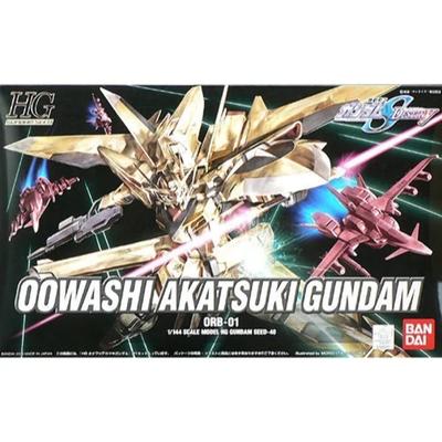 HG Mobile Suit Gundam SEED DESTINY Oowashi Akatsuki Gundam Scale Plastic Model 1/144 Pre-Colored
