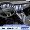 For LYNK CO 01 -2024 Car Interior Protection Anti-Scratch Film Trument Center Control Navigation Screen Accessories