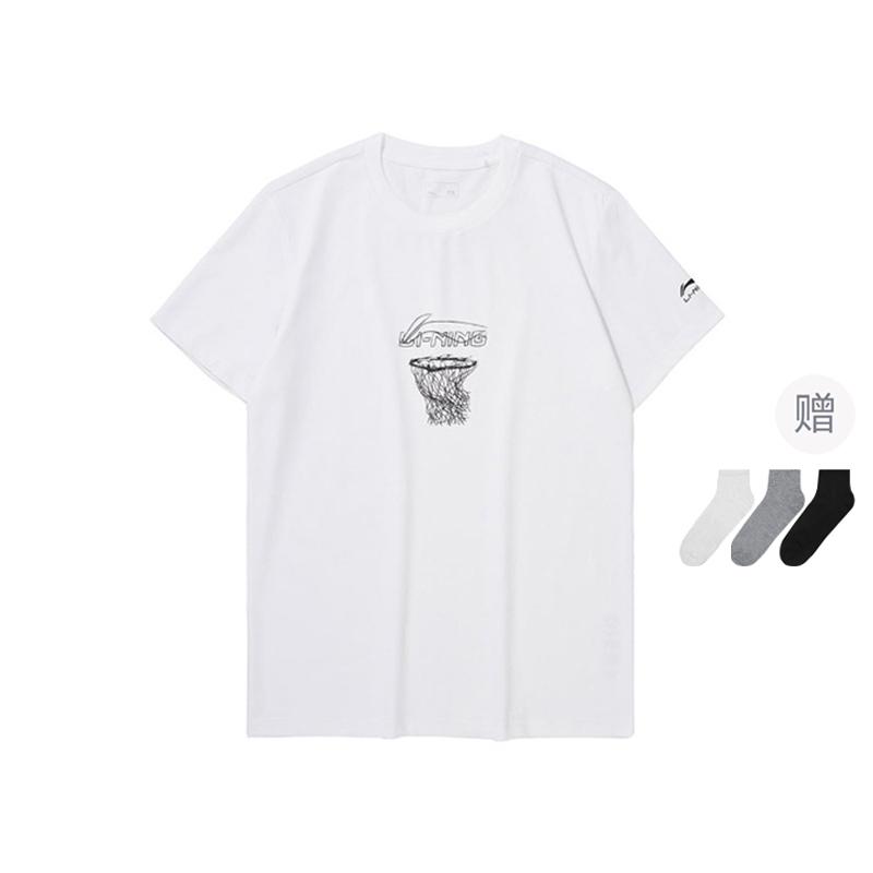 Li Ning Sports Fashion Collection T Shirt Men's White AHSU799-1