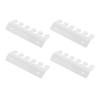 4 Pcs Cable Holder Clip 5 Slots Acrylic Phone Tablet Charging Cord Management Organizer for Desk Wall Transparent