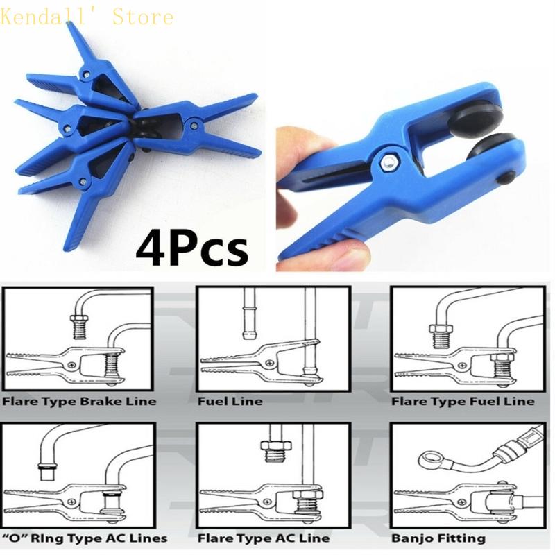 3XUB Professional Plastic Tube Fasteners Comapct Retainer Clip for Motorcycle Car Brake Systems & Fluid Transfers