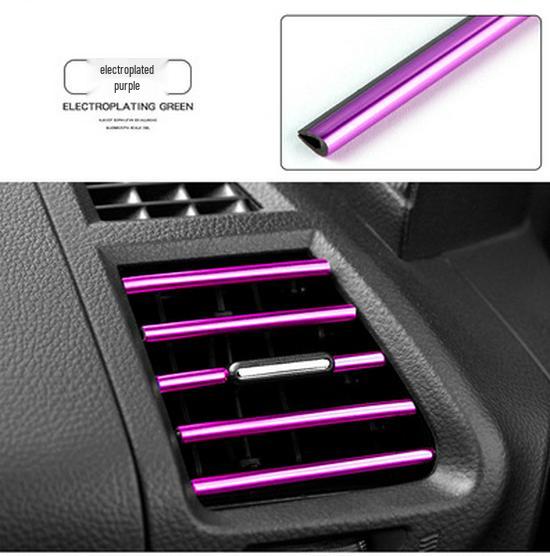 Electroplated Colored Universal Car Vent Decorative Strip