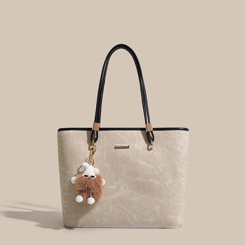 Damen Tasche Neue große Kapazität Studenten-Klassen-Pendler-Tasche Vielseitige tragbare Tragetasche Unterarm-Schultertasche