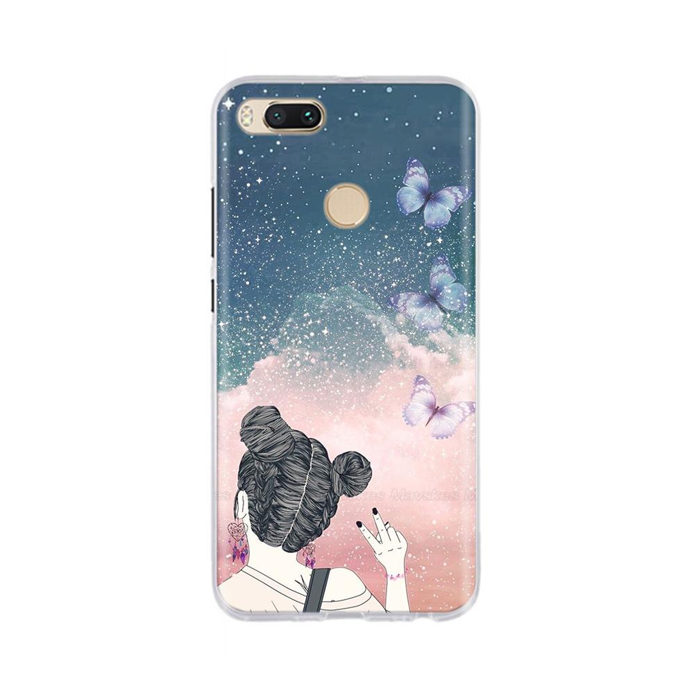 Pro Xiaomi Mi A1 Pouzdro Mi 5X Průhledné TPU Pouzdro na Telefon Pro Xiaomi MiA1 Mi5X Mi 5X Pouzdra Xiaomi A1 Nárazník Coque Fundas Tašky Kryt