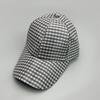 Fashion Small Plaid Classic Baseball Cap Men And Women Versatile Casual Personality Sunshade Cap
