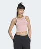 Summer Glow Vintage Inspired Slim Tank Top - Wonder Mauve: White / Ky8136
