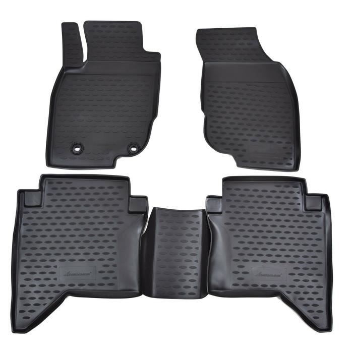 J&J AUTOMOTIVE | Tapis De Sol En Caoutchouc 3D Exclusive Pour Toyota Hilux 2011-2015