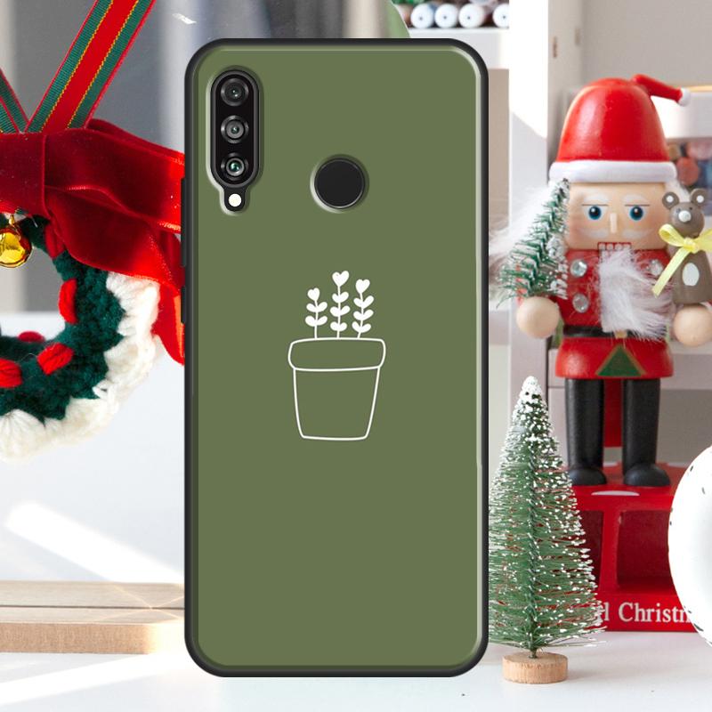 green aesthetic Case For Huawei P30 Pro P50 P40 P20 Lite Nova 9 5T Cover For Honor X8 X7 X9 50 Lite 70