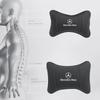 GLC GLB Car Seat Headrest Auto Logo Neck Pillow Lumbar Suppor For Mercedes Benz AMG W204 W205 W203 W211 W212 W213 W201 W210 W12
