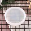 Round Resins Tray Moulds for Epoxy Resins Jewelry Tray Candle Holders Gypsum Silicones Moulds for Home Decoration