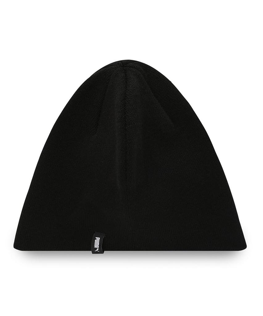 PUMA Essentials Cuffless Knit Black Beanie, Hat, 025636, Fall/Winter 2024, (01)