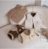 Babyweste aus Lammwolle mit Fleecefutter für Frühling & Herbst - Unisex Kinderweste ohne Ärmel