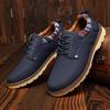 New Autumn Style Men's Business Casual Leather Shoes Waterproof and Anti-slip Shoes Low Top Shoes Men's Shoes
