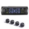 Car TPMS Tire Safety Monitoring System Solar Power Digital LCD Display Auto Security Alarm External Tyre Pressure Sensor