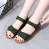 34 Small Size 35 Sandals Women's Summer Flat Bottom Soft Sole Pregnant Women Non-slip Students Women's Sandals Mother Shoes Comfortable 41 Large Siz