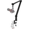 Microphone Arms - Ixtech - Stainless Steel - Articulated - Compatible 5/8, 1/4, 3/8 - 360° Rotating