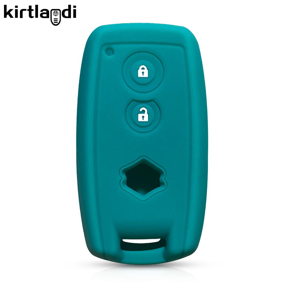 Couverture d'étui de clé en silicone pour Suzuki Grand Vitara Swift SX4 S-Cross XL-7 kuyucha sch4 pour Suzuki Swift 2007-2010 porte-clés