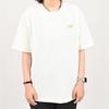 New Balance T Shirts Men's Ivory White Crew Neck Moderate NEF29461-IV