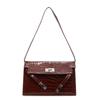 Crocodile pattern portable baguette bag women's 2026 spring new light luxury shoulder messenger bag